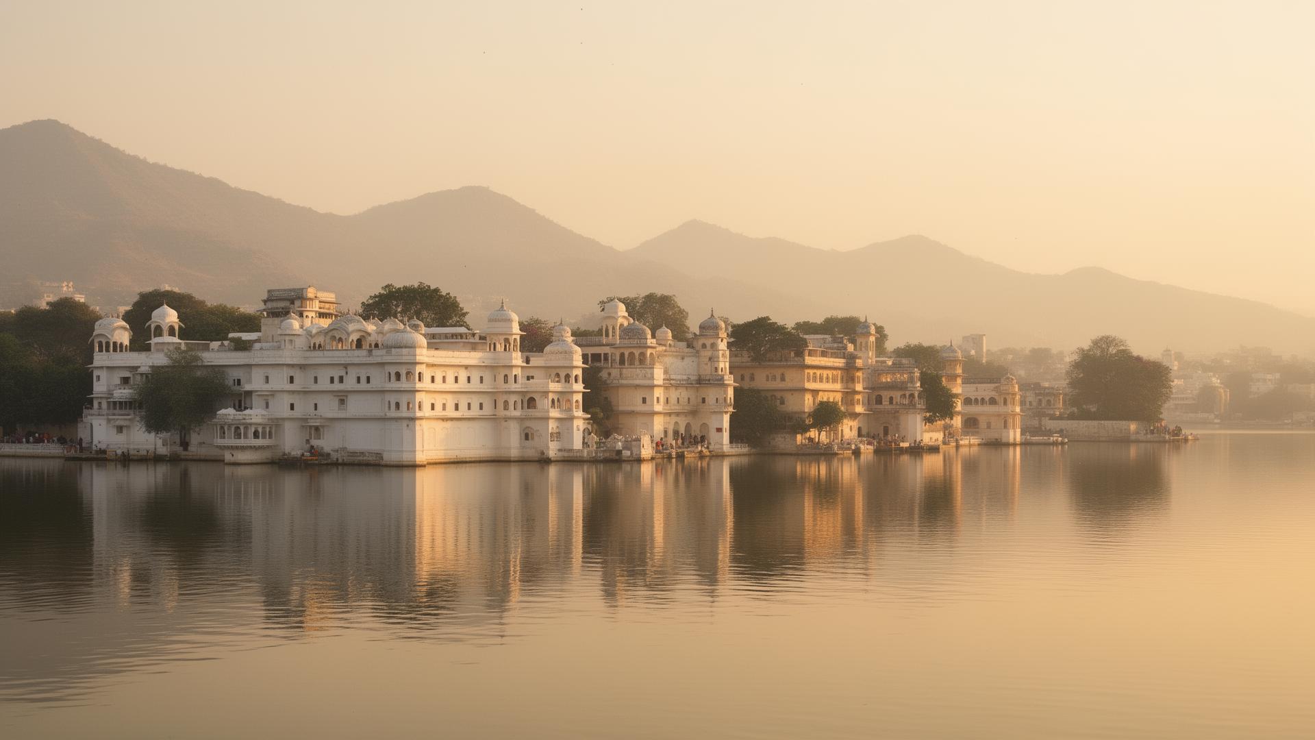 Udaipur lakeside view