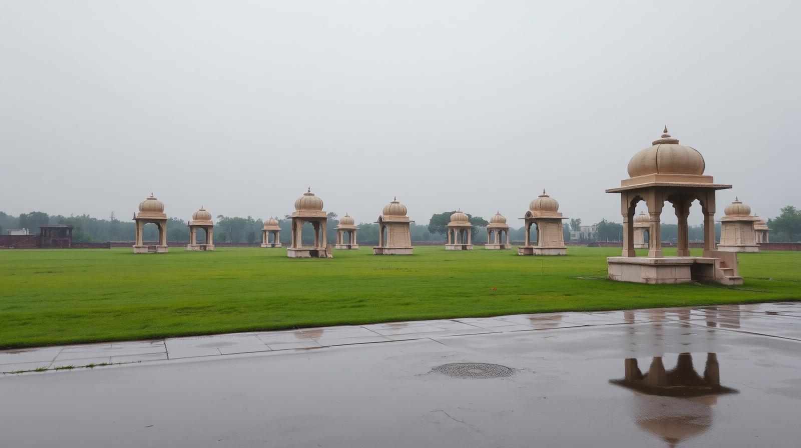 Ahar Cenotaphs, After the Rain