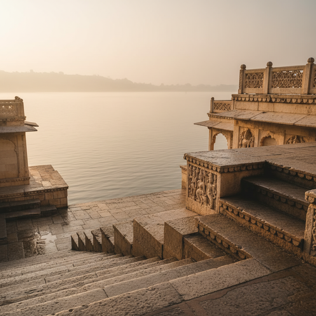 Ahar Cenotaphs After the Rain