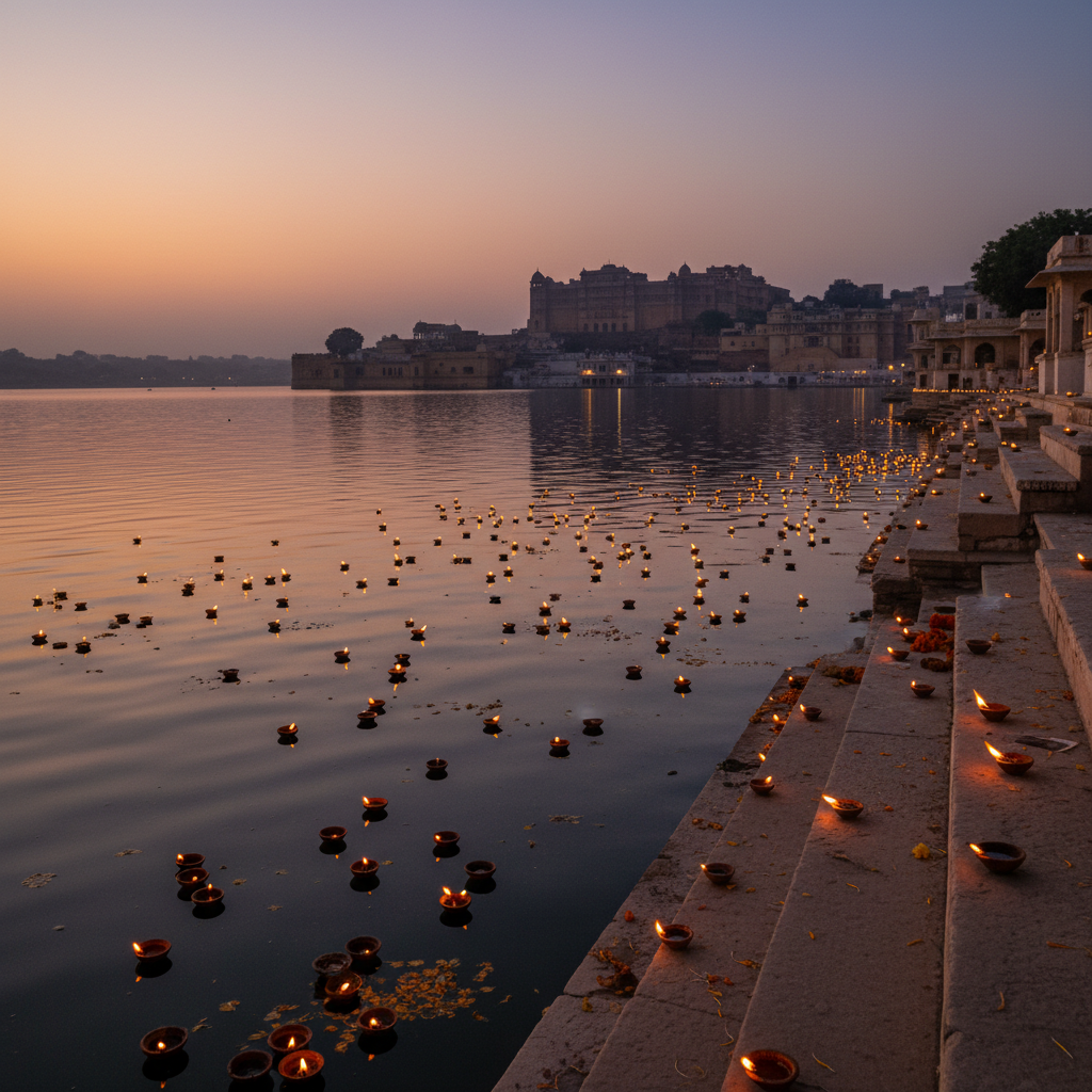 Pichola Ghats After Aarti